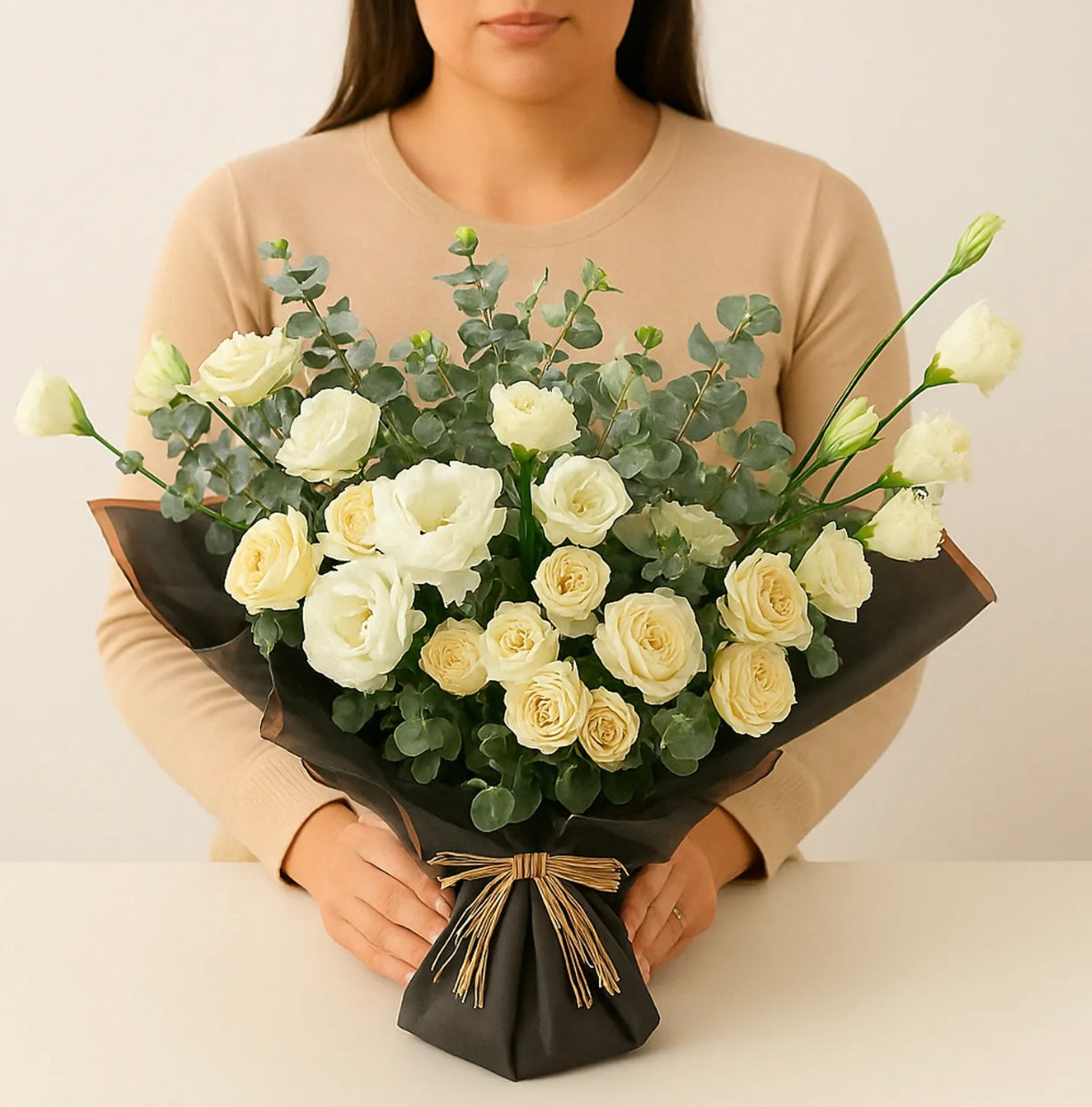 Spray Rose and Lisianthus Bouquet