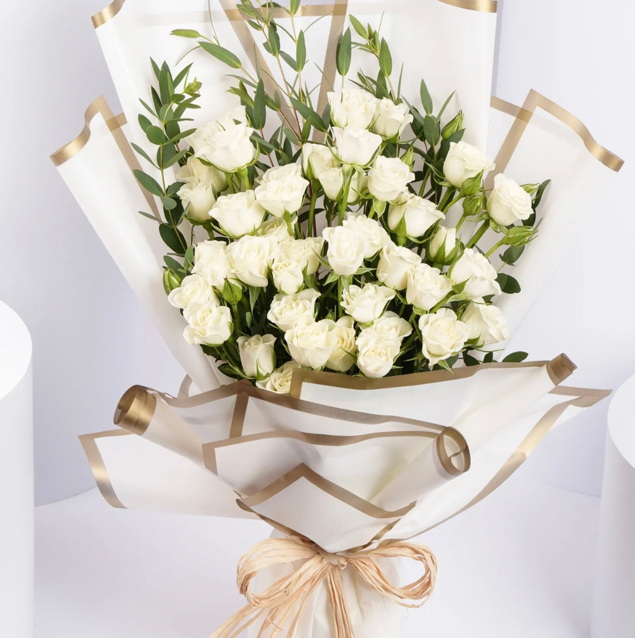 White Roses Bouquet