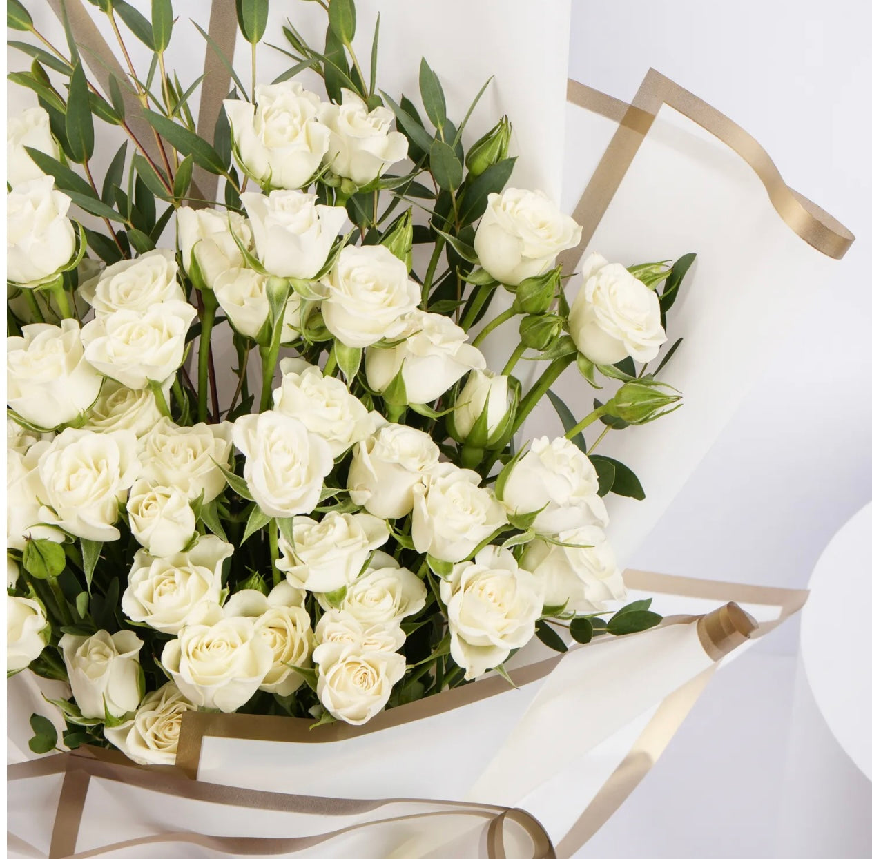 White Roses Bouquet