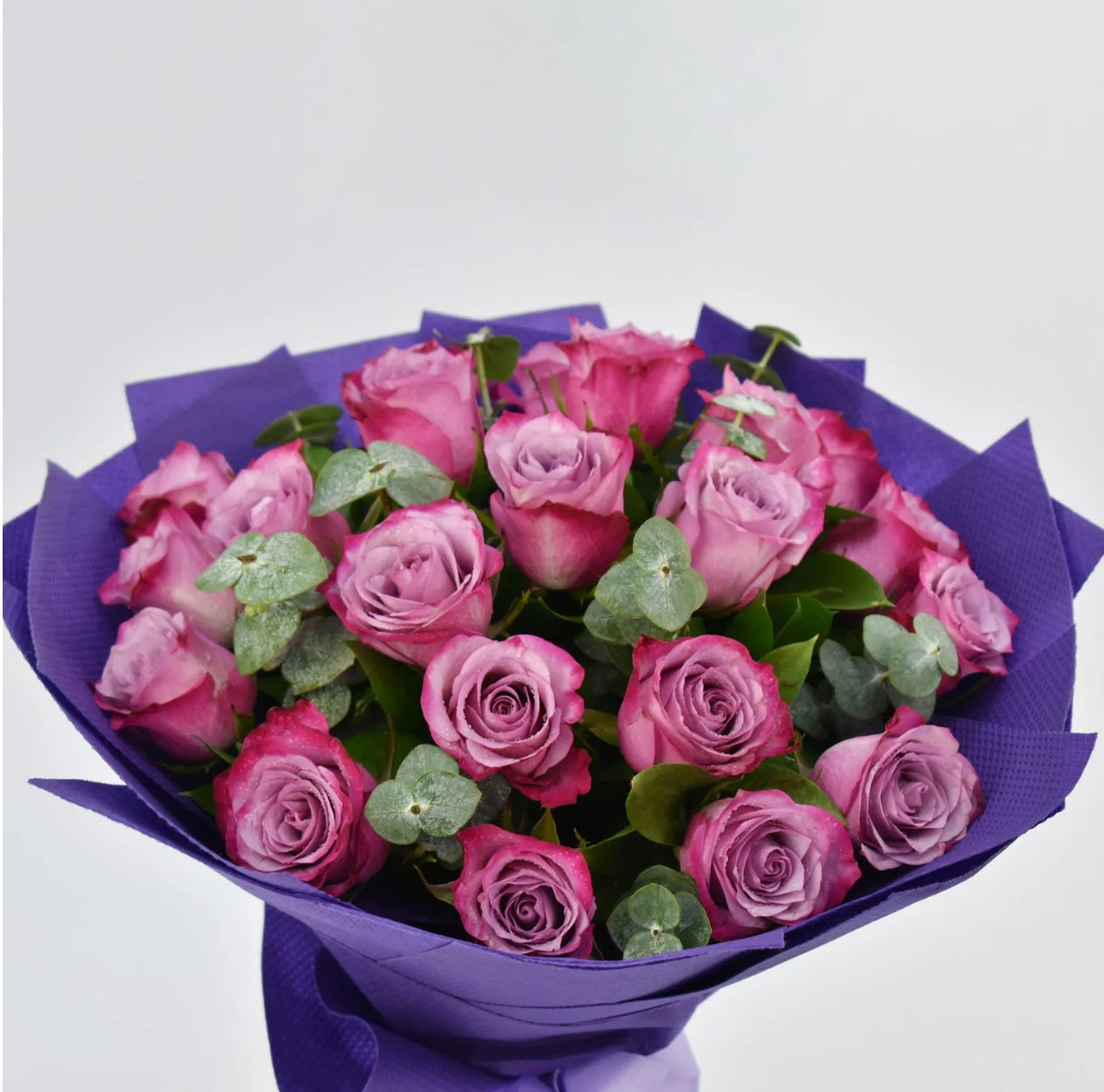 Purple Roses Bouquet