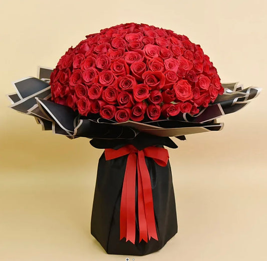 200  Red Roses Bouquet