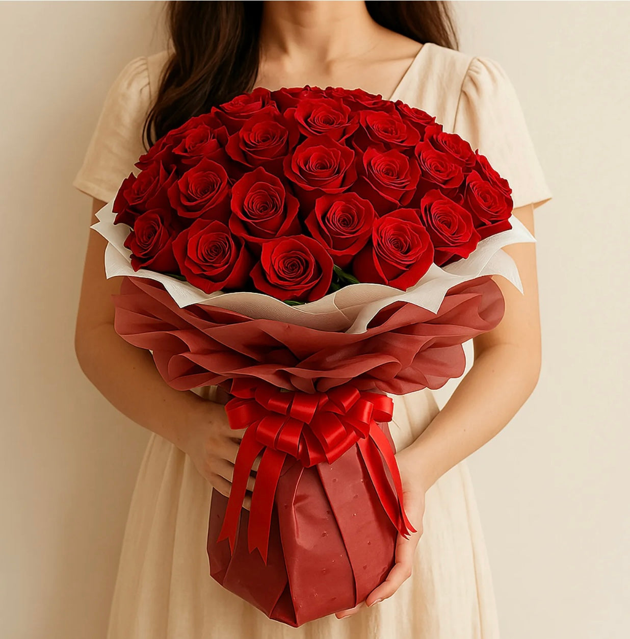 50 Red Roses Bouquet