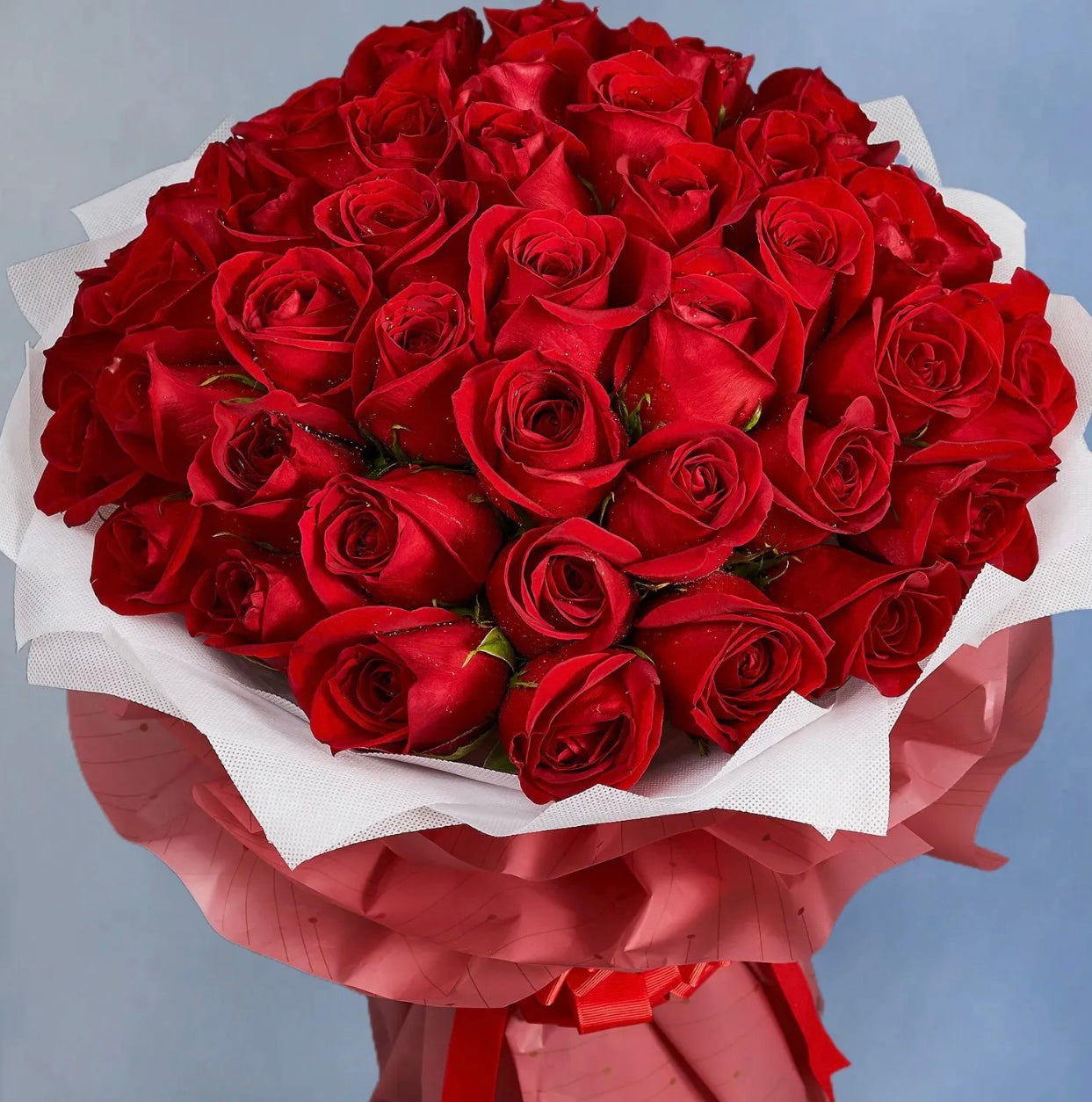 50 Red Roses Bouquet