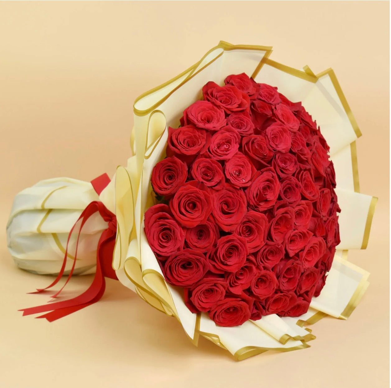 50  Red Roses Bouquet