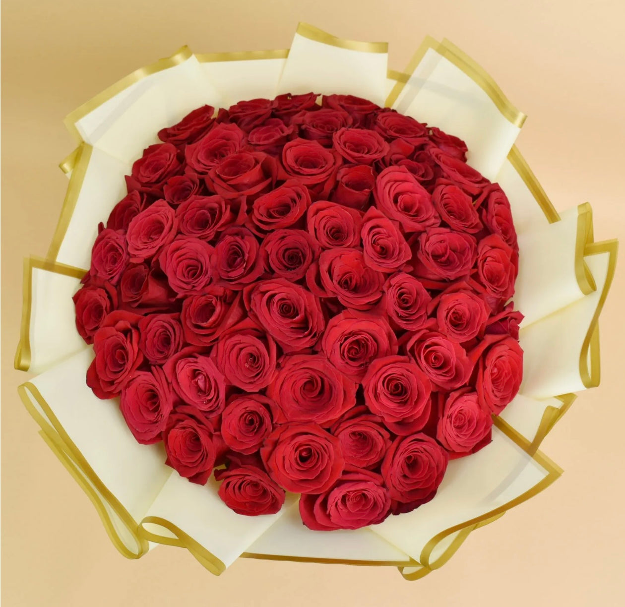 50  Red Roses Bouquet