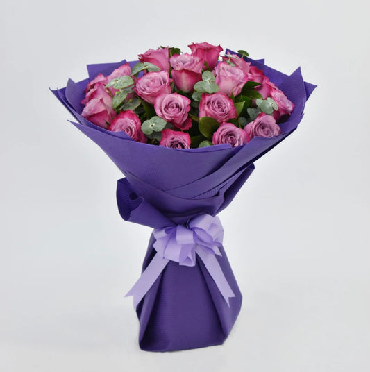 Purple Roses Bouquet